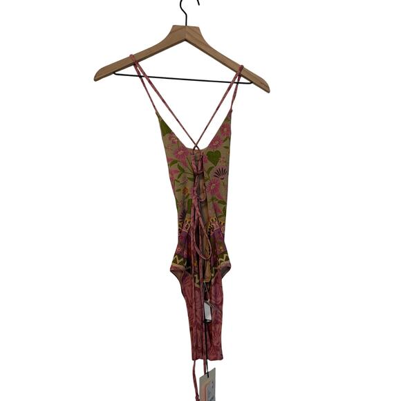 NWT Spell and The Gypsy Collective Goldie Shimmer One Piece Swimsuit - Picture 6 of 7